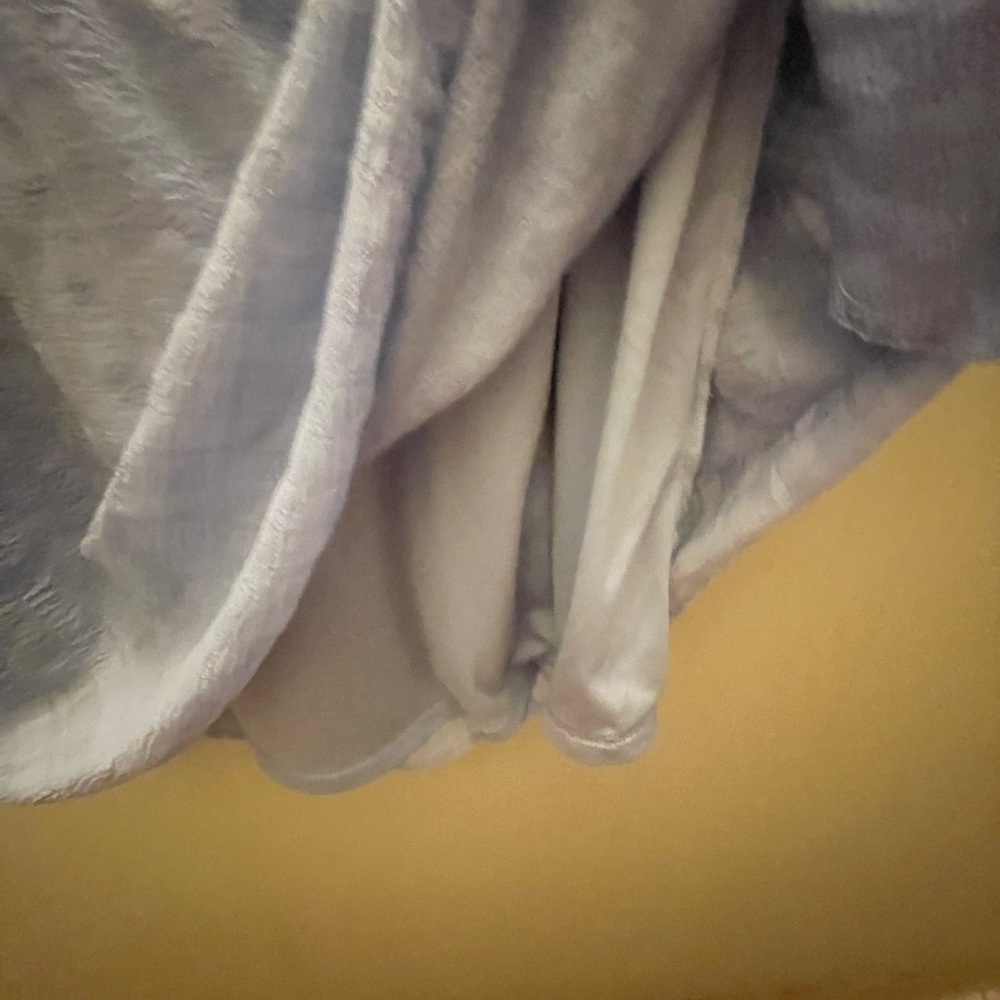 Entro Light Blue:Gray Textured V-Neck Dress Xl - Picture 3 of 7